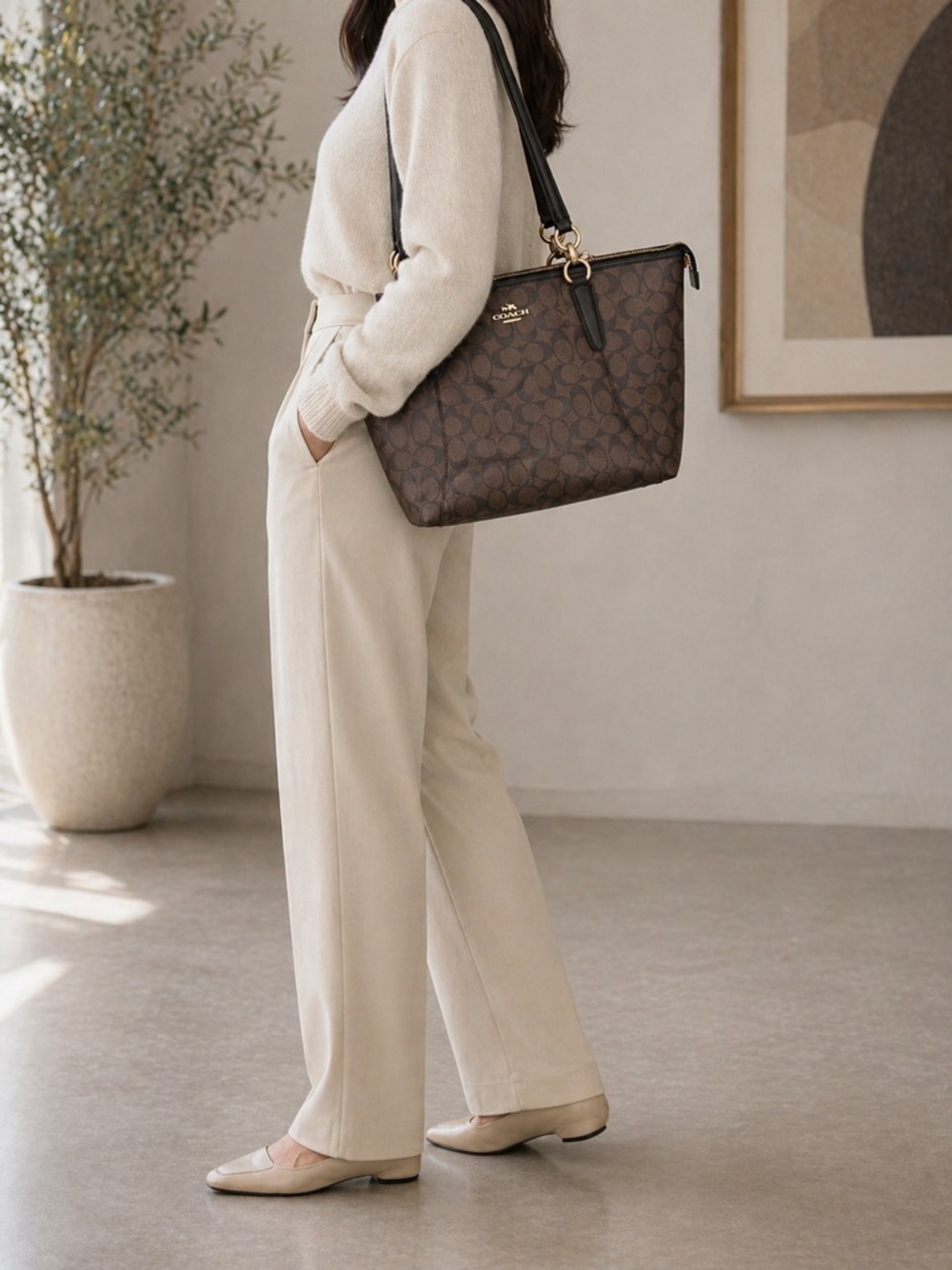 Coach Large Handbag/ Tote